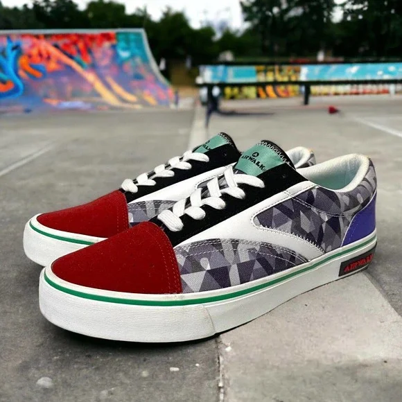 Airwalk Shoes Airwalk Mens Maaxel Low Skate Shoes Sneakers